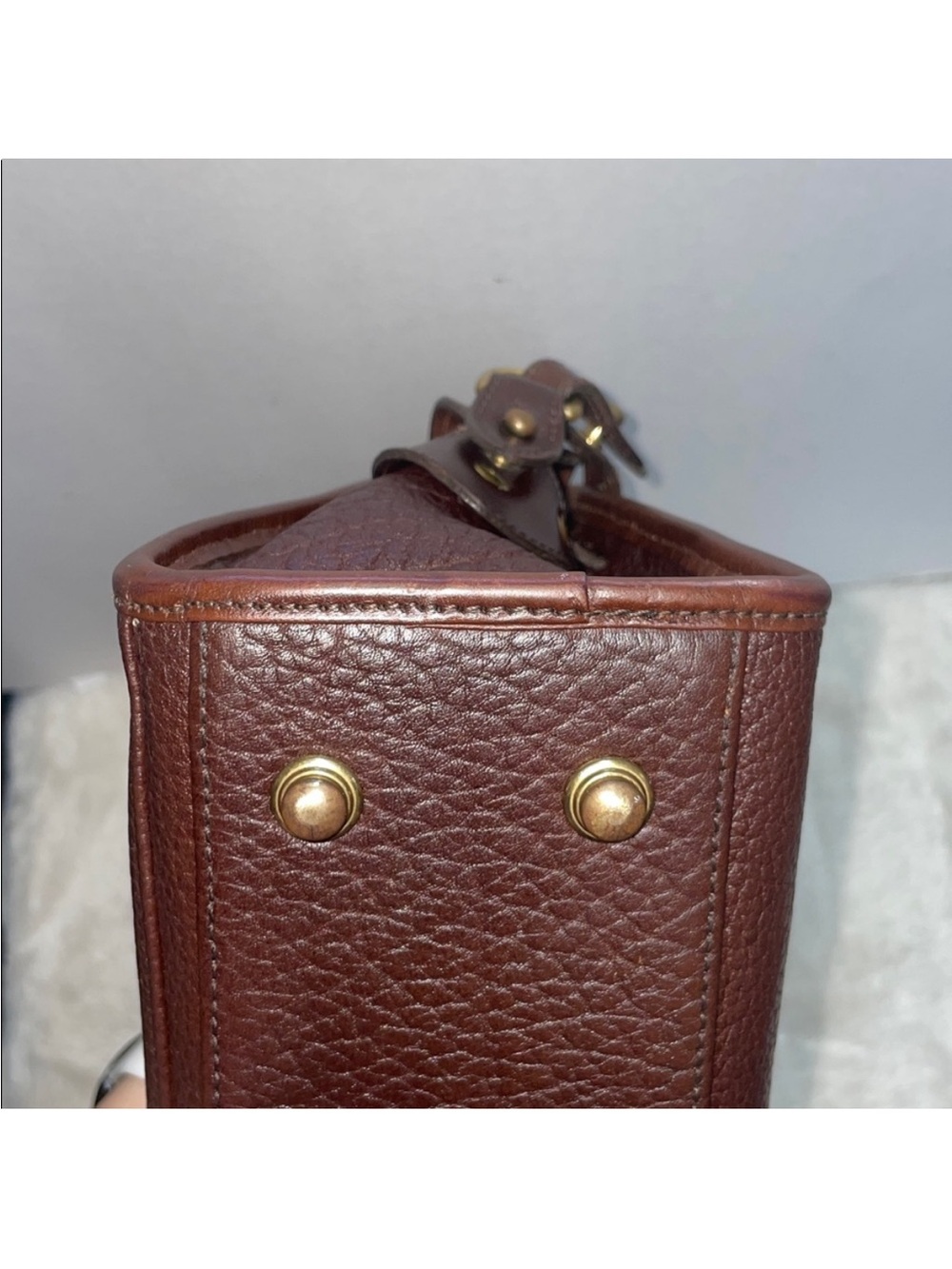 Vintage Dooney & Bourke Top Zip Buckle Bag - Picture 6 of 16